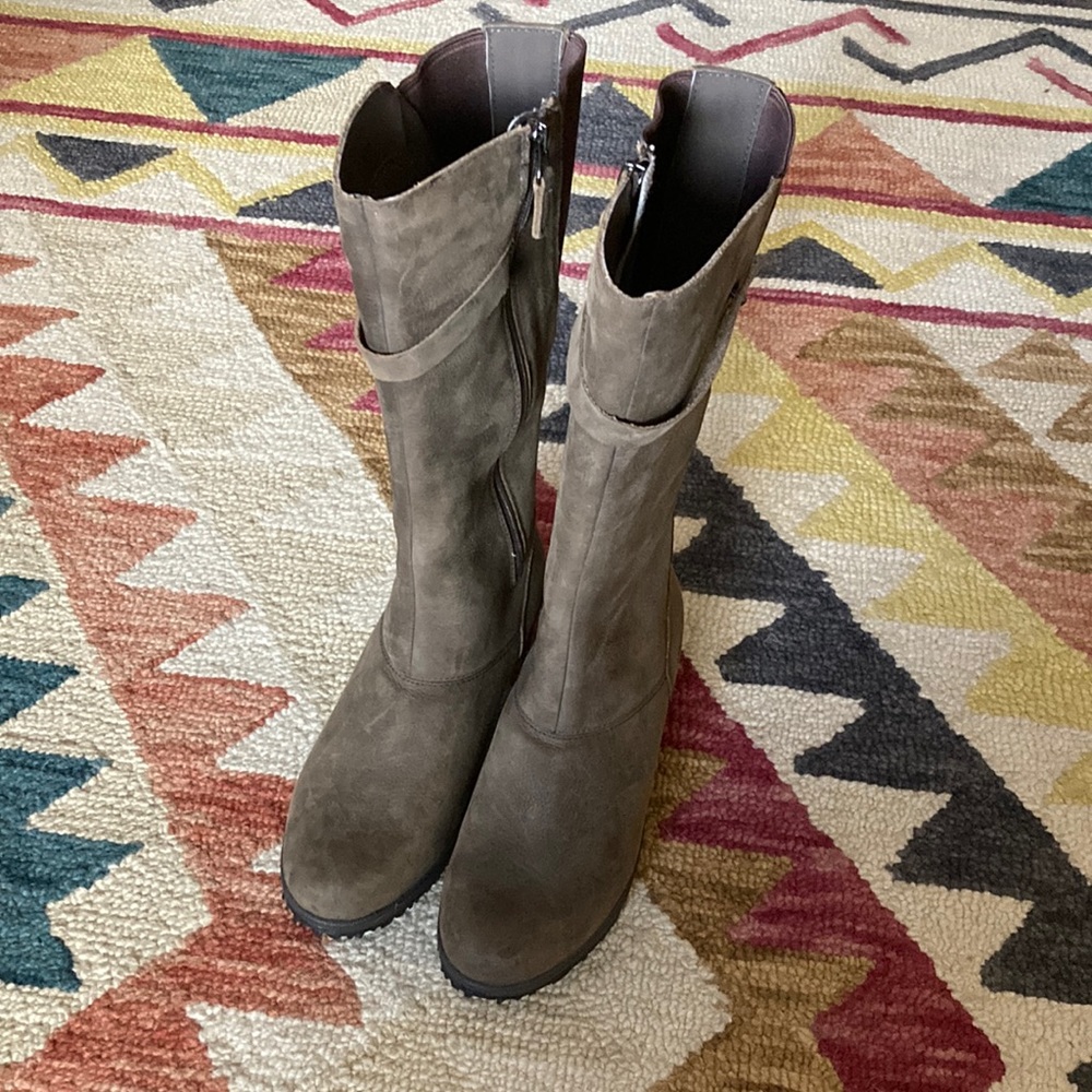Tall Eddie Bauer wedge boots